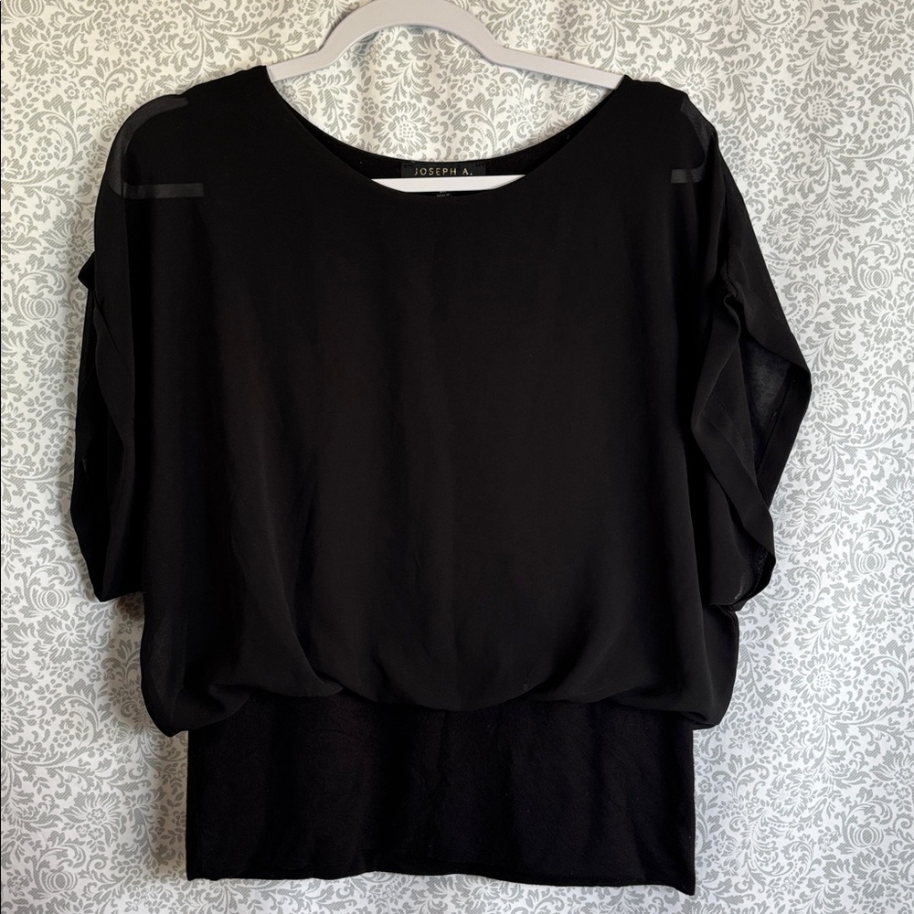 Joseph A Elegant Black Top